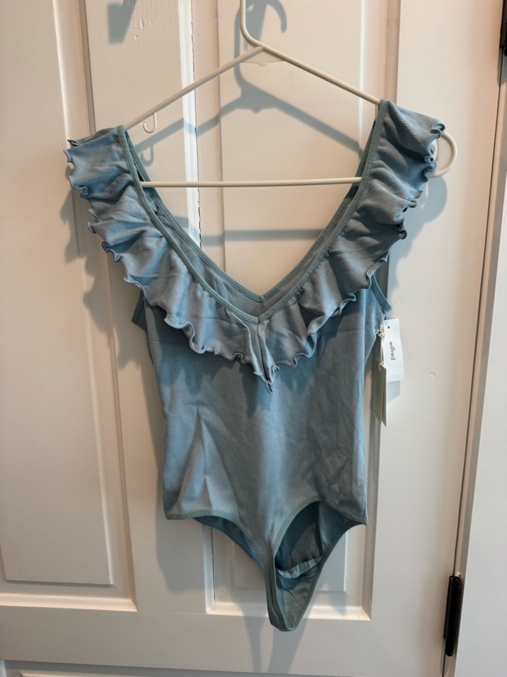 Wilfred Blue Ruffle Bodysuit - Picture 4 of 4